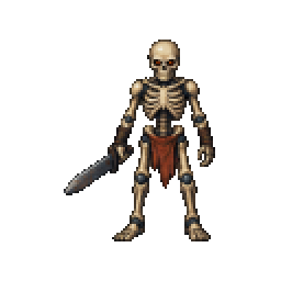 Raised Skeleton portrait
